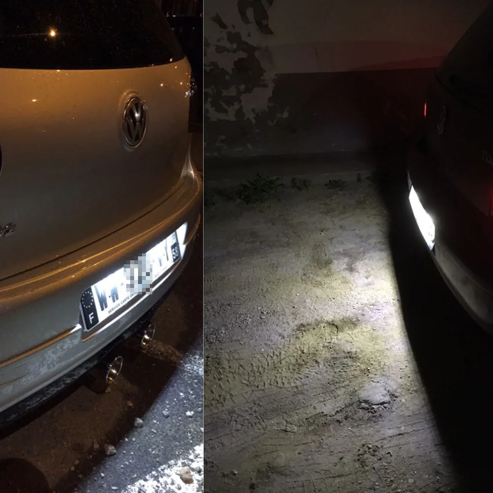 2X светодио дный номерной знак свет для EOS для гольфа IV 3D 5D Beetle, кабриолет для Passat Phaeon Scirocco Amarok B7