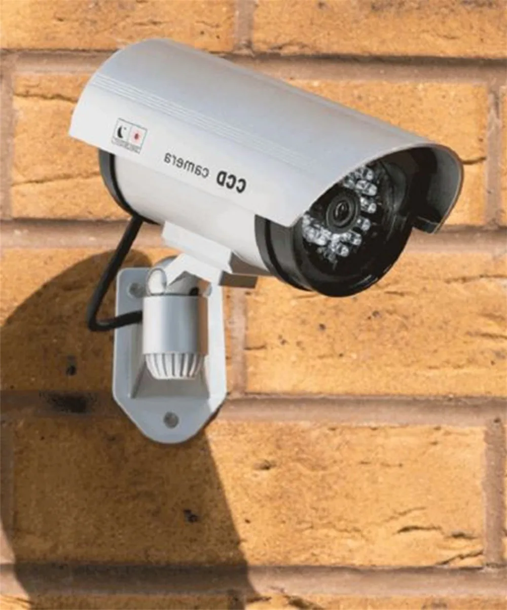 Поддельные камеры Открытый пустышки cctv безопасности Wi-Fi камера w/мигающий