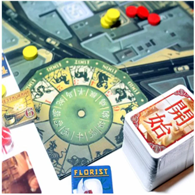 Настольная игра Китай город высокое качество очень подходит для семьи карточная
