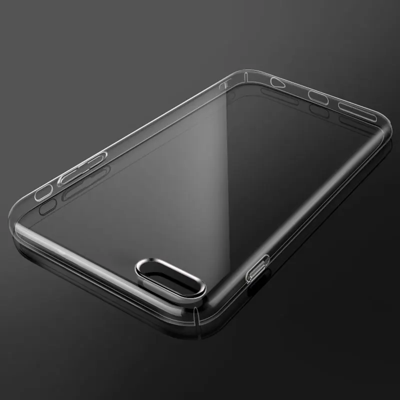 Жесткий прозрачный чехол для телефона из поликарбоната для iPhone XR XS 11 Pro Max чехол X 6 6S 7 8 Plus ультратонкий прозрачный пластиковый защитный чехол s Чехол - Цвет: Clear