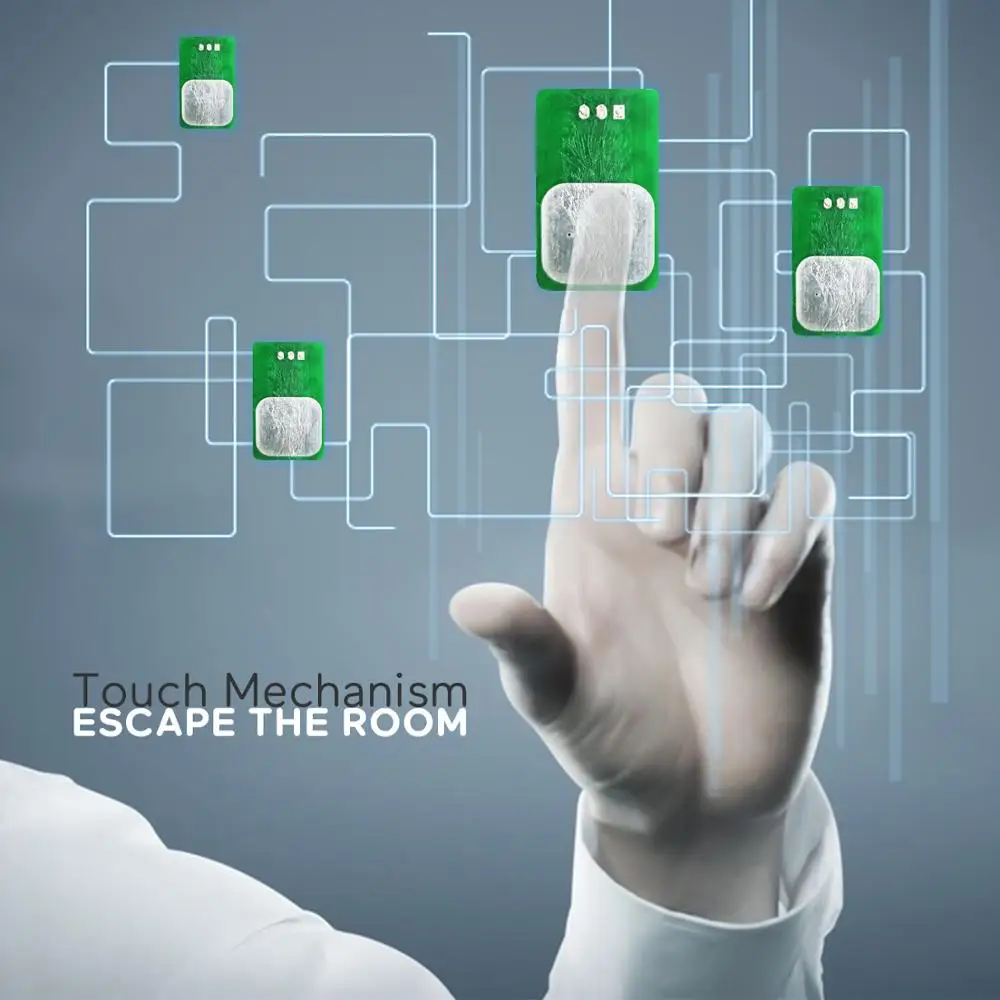 Escape Room Game Touch Sensor Props Touch in Correct Sequence to Unlock Real Life Adventure Game Props