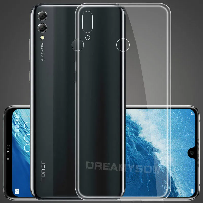 Оптовая продажа 40 шт. в партии чехол для телефона Huawei Honor 8X прозрачный мягкий из