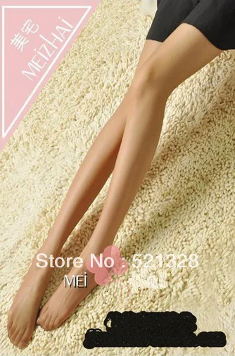 

1pcs/lot Winter Vintage Sexy Pantyhose Velvet Stockings Ultra-thin Transparent color candy colors Free shipping QF093