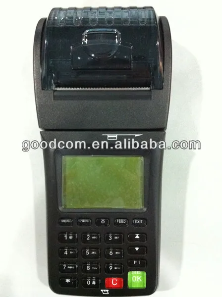 Портативный термальный принтер pos GPRS SMS два способа для удаленных