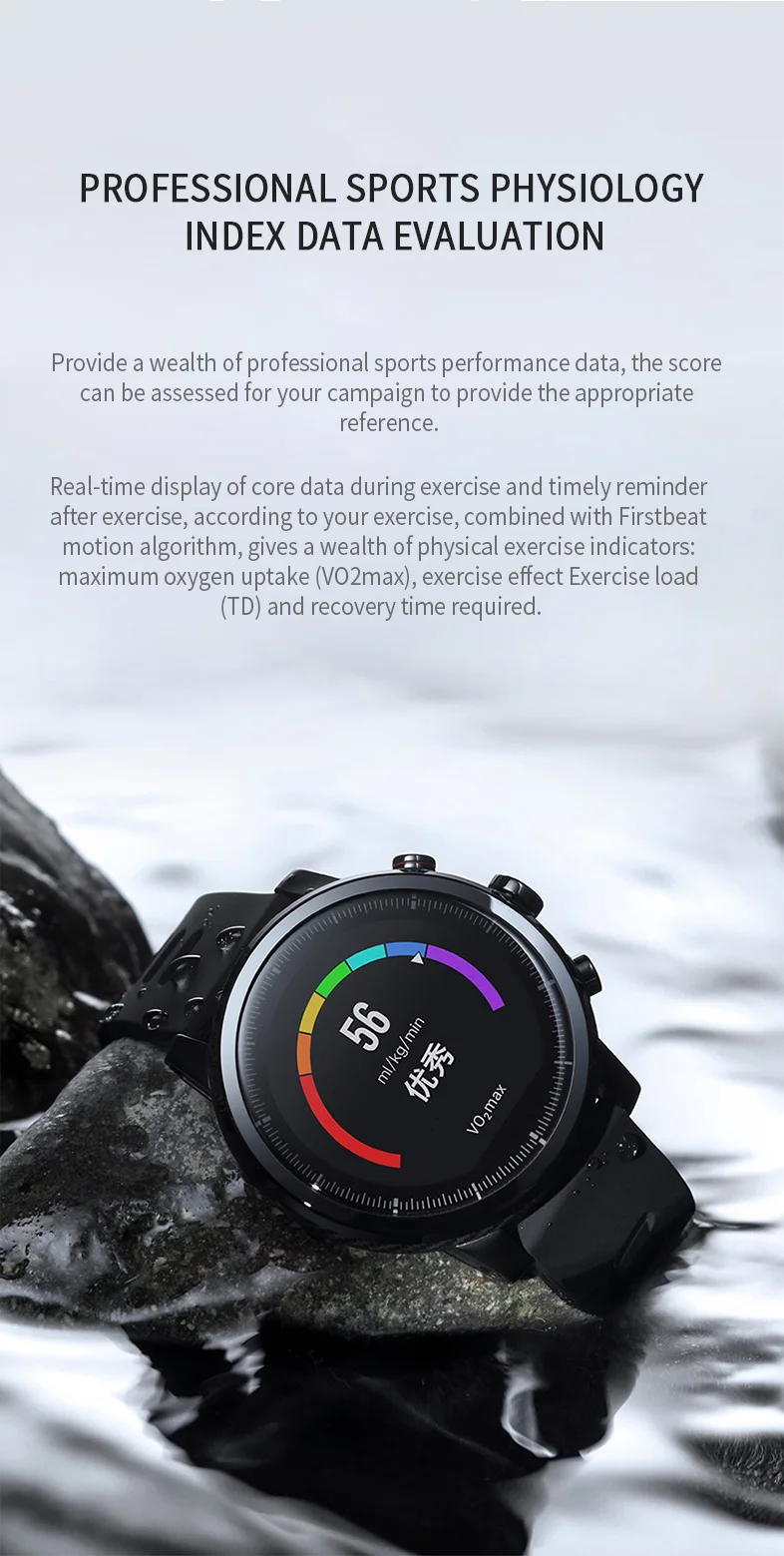 Многоязычные умные спортивные часы Huami Amazfit Stratos, gps, Firstbeat, 5ATM, водонепроницаемые, с монитором сердечного ритма, для плавания, умные часы