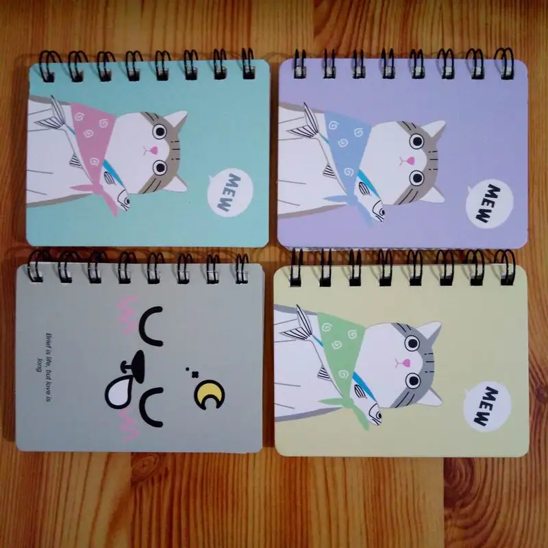 100 шт. карманный мини планировщик 80 листов|paper notebook|notebook cartoonplanner book |