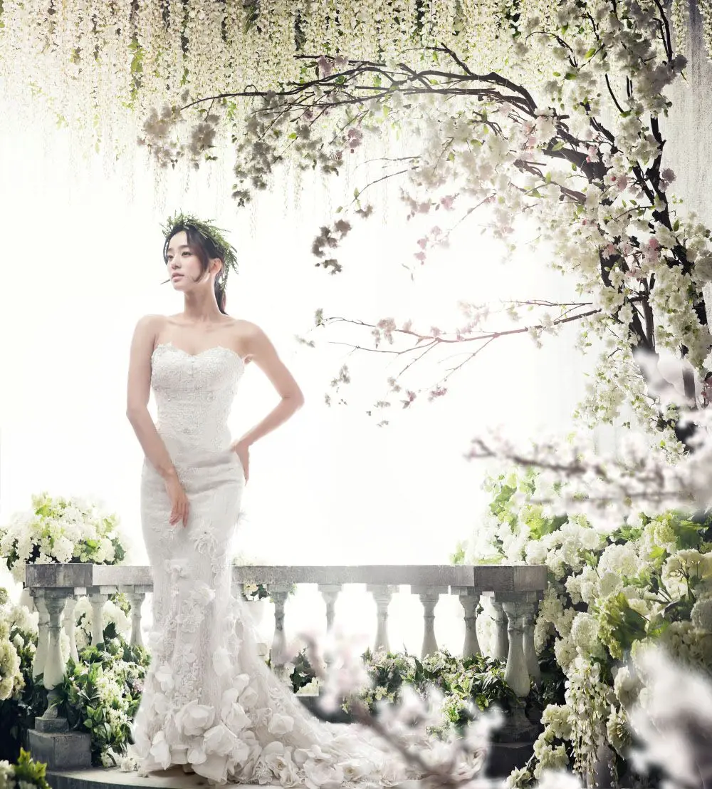 X см очаровательные свадебные фоны для фотостудии Фотография белая зеленая трава