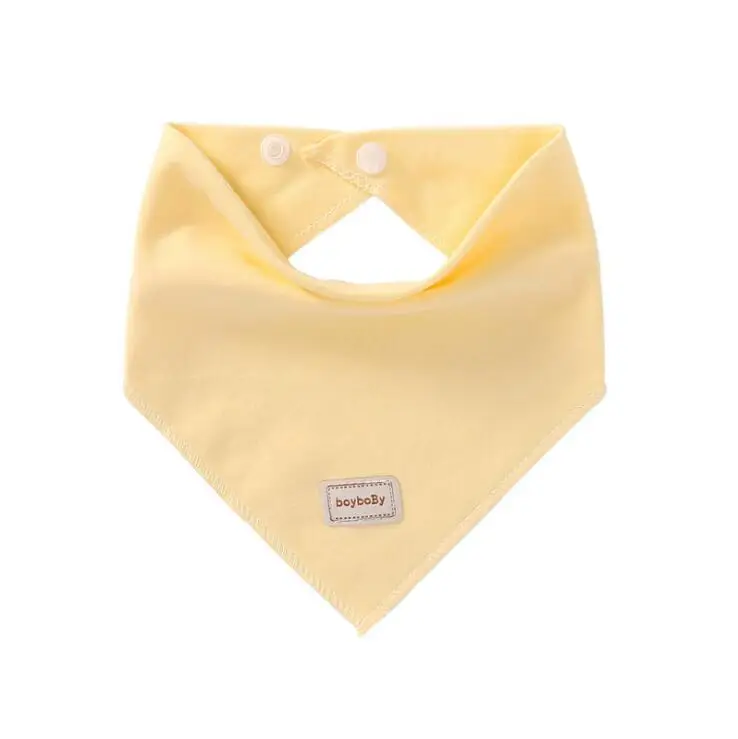 yellow bib Хлопковая шапка для новорожденных девочек и мальчиков; детская шапка; Eslatic; головной платок; нагрудники для малышей; реквизит для фотосессии; детский нагрудник; аксессуар - Цвет: yellow bib