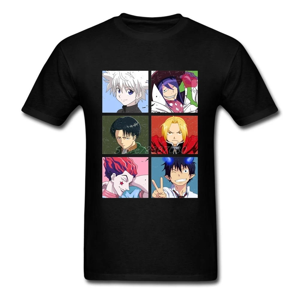 Аниме Blue Exorcist футболка с о-образным вырезом хлопковые футболки короткими