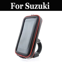 new motocycle phone holder waterproof bag case handlebar mount holder for suzuki gsx400 400e 400f 400fw 400s 750e 750f 750se sz