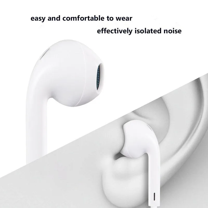Проводной BluetoothEarphones стерео наушники виех микрофон для iPhone8/8 плюс/iPhone7/7 Plus и iPhone
