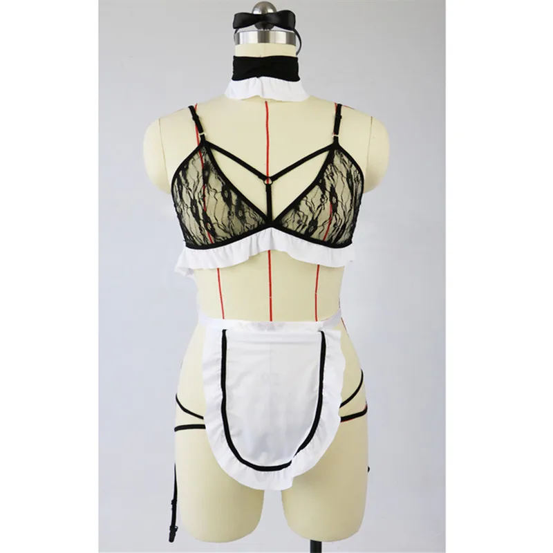 Женское нижнее белье для косплея комбинация сексуальное женское прозрачное