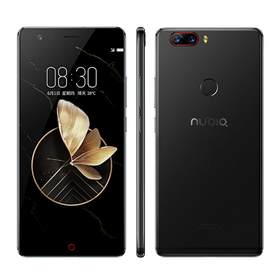 Оригинальный Нубия Z17 4G без полей 23MP двойной мобильный телефон с камерами 5 дюймов
