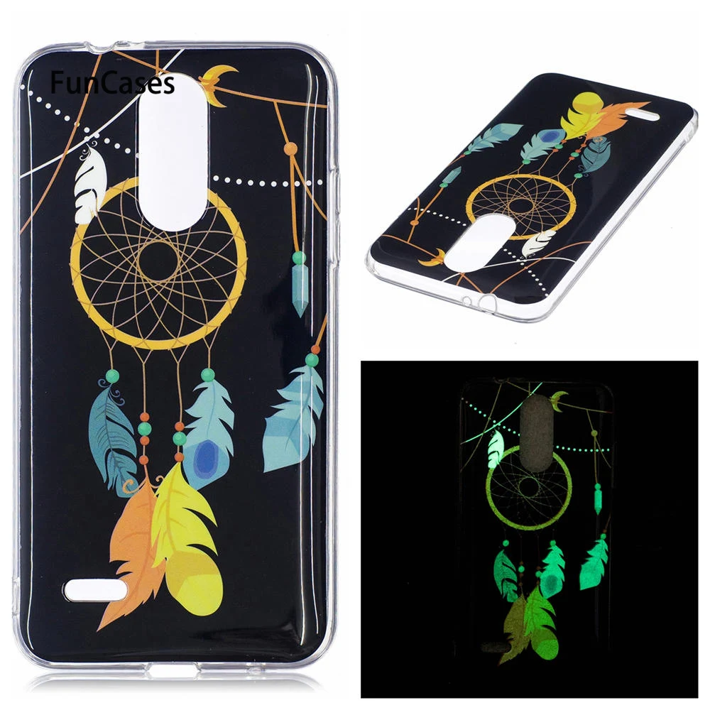 Светящиеся чехлы для телефонов для LG K4() X230Z Мягкие TPU силиконовый IMD Глянцевая задняя обложки для LG K4 M153 искусства узоры назад Капа - Цвет: 5