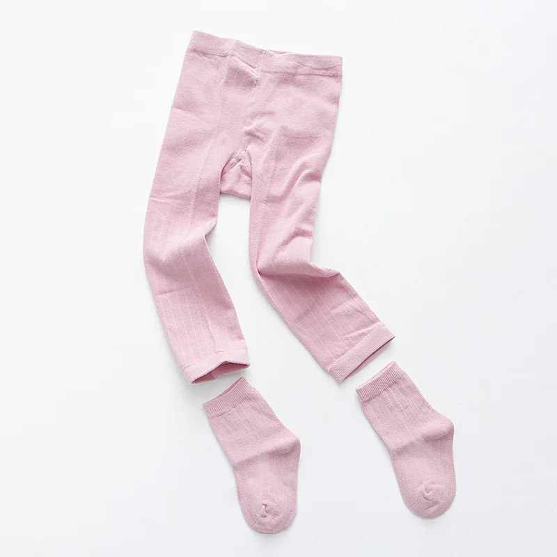 Комплект из 2 предметов детские чулки хлопковые колготки носки Bebe для девочек