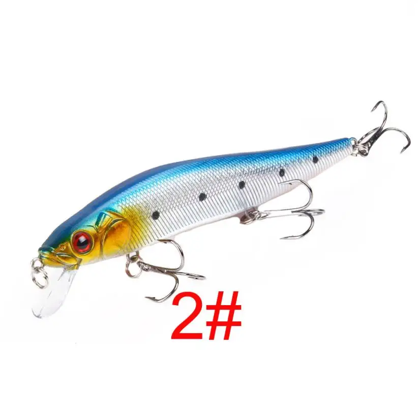 Плавающие лазерные воблеры Minnow жесткая пластиковая рыболовная приманка