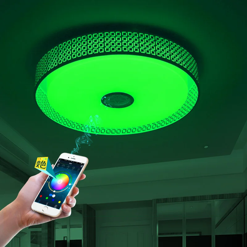Современный светодиодный потолочный светильник RGB с регулируемой яркостью