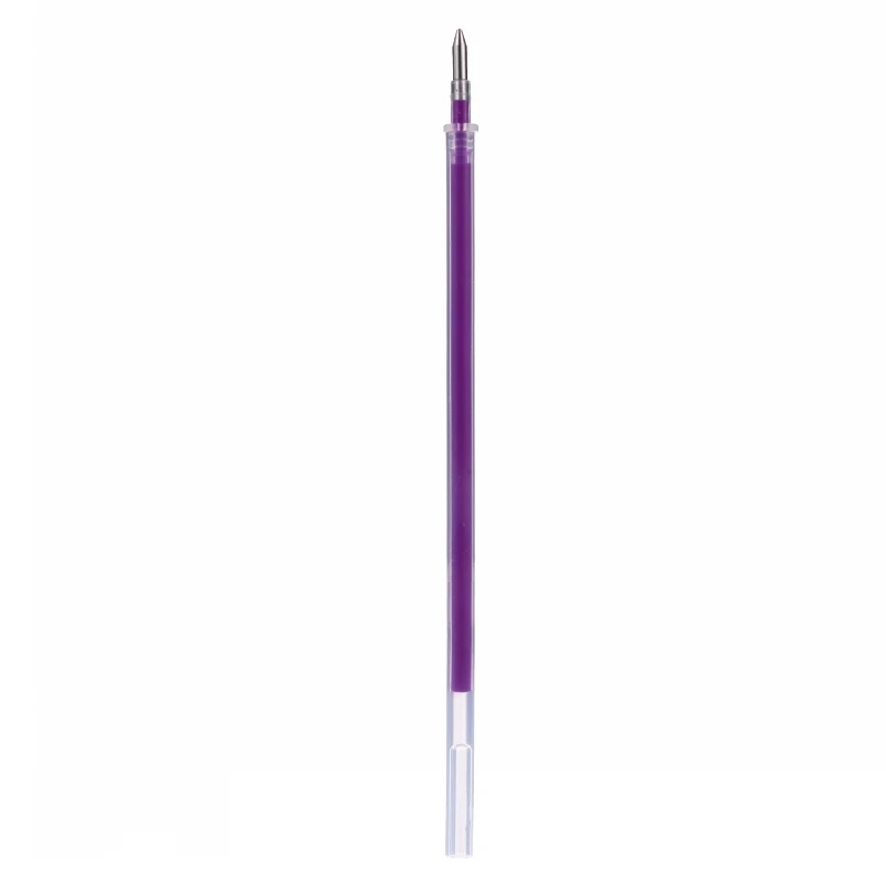 Purple Refill 8 цветов волшебные цветные гелевые ручки стираемая ручка контроль температуры Радужная ручка студенческий подарок школьные офисные принадлежности - Цвет: Purple Refill