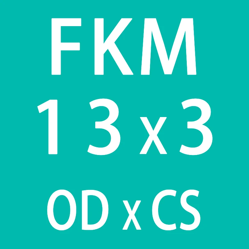 10 шт./лот резиновое кольцо зеленый FKM уплотнительное кольцо OD10/11/12/13/14/15/16/17/18/19/20*3 мм Толщина уплотнительное кольцо масло для уплотнения кольцо прокладки, шайбы - Цвет: OD13mm
