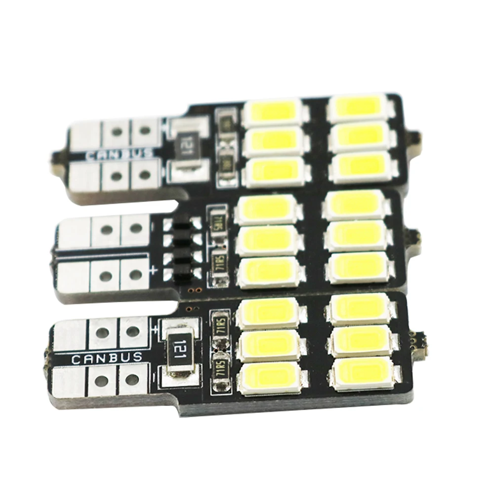 

YSY 20X Error Free T10 Canbus Led w5w T10 led 158 168 194 5630 5730 t10 12smd SMD LED Car Canbus Replacement Light Lamp Bulbs