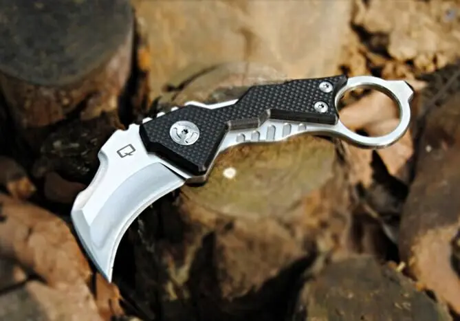 Karambit нож AUS 8 лезвие 59HRC G10 ручка складной хороший EDC инструмент Открытый Отдых