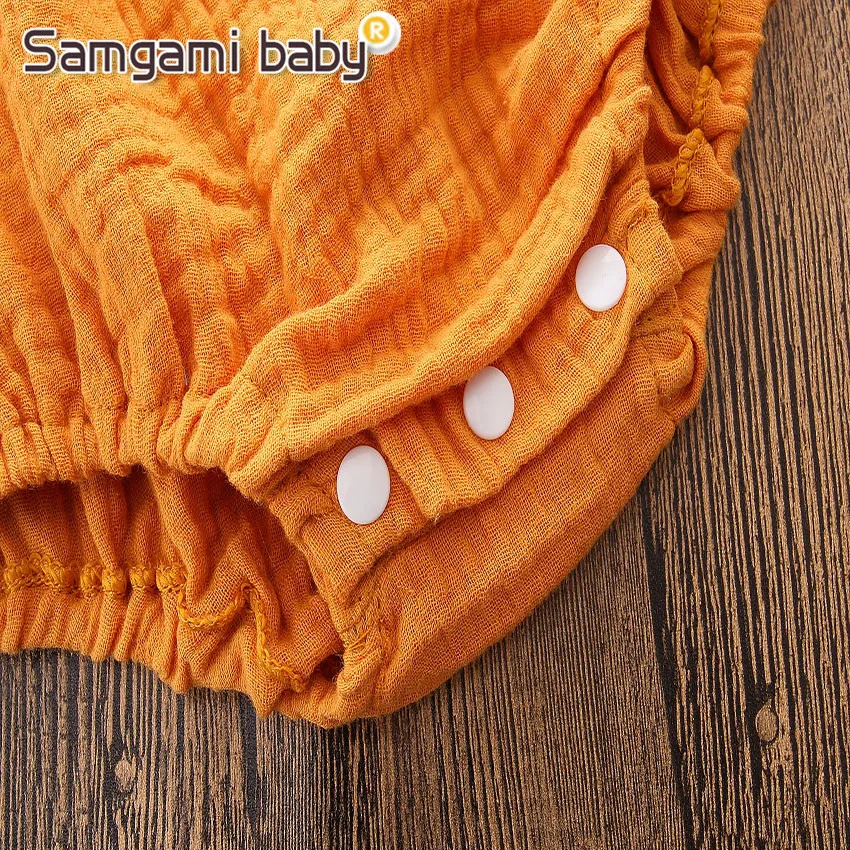 SAMGAMI/реквизит для новорожденных летняя одежда маленьких девочек хлопковый