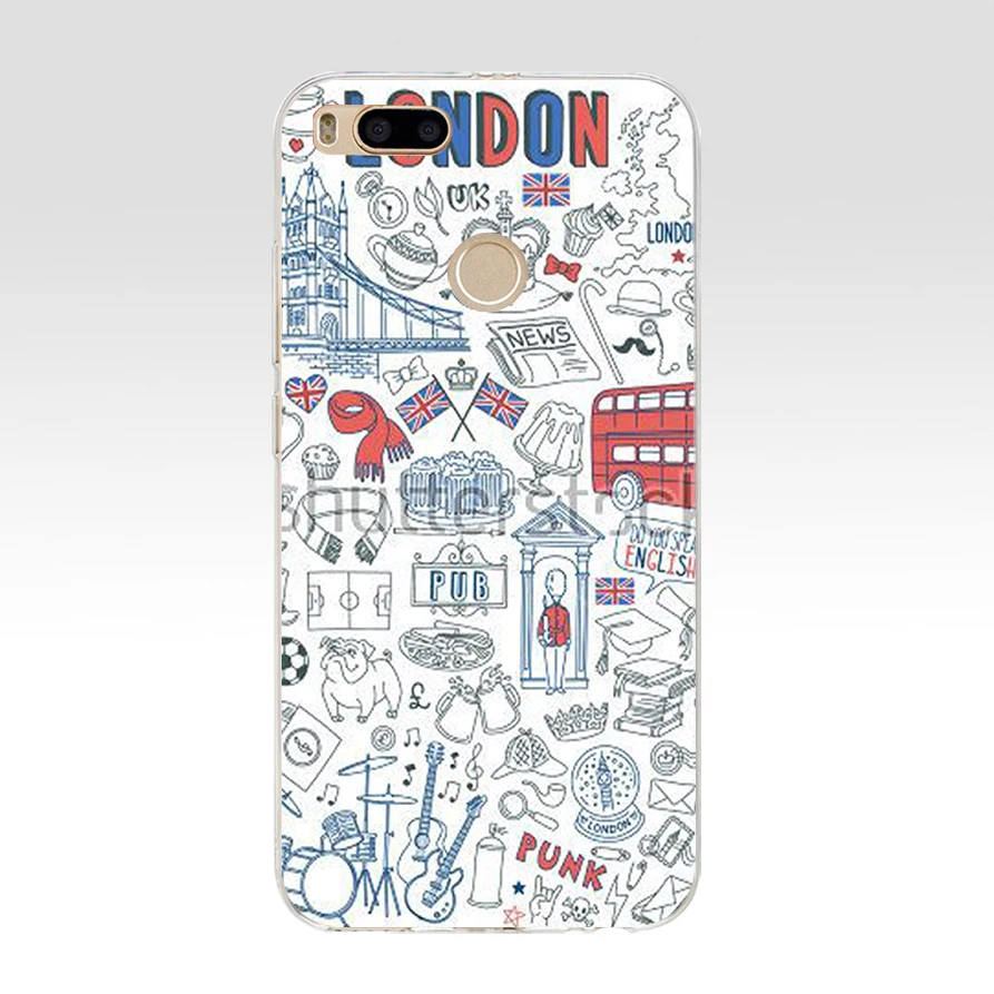 194AQ London Red phone Big Ben силиконовый мягкий ТПУ чехол для телефона xiaomi redmi 4a 6a 4x note 5a pro mi