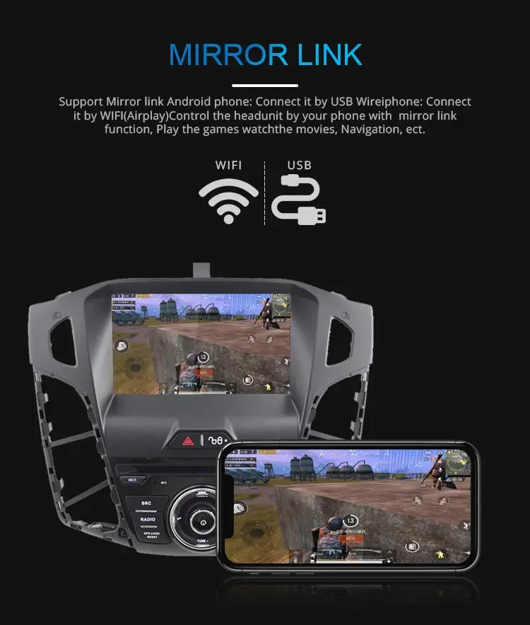 JDASTON Android 9,0 Автомобильный DVD плеер для Ford Focus 2011 2012 2013 WI-FI мультимедиа gps стерео 1Din автомобильное радио аудио авто видео