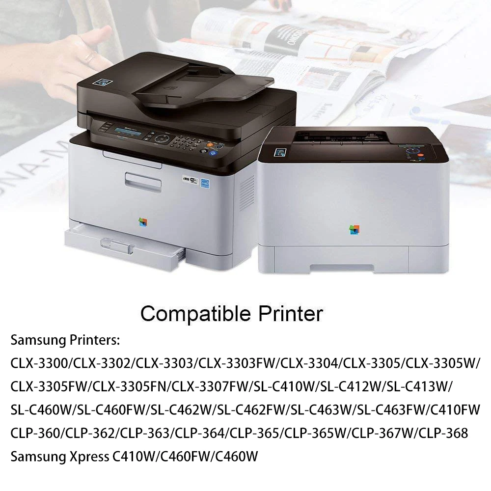 SHIZHI совместимый тонер картридж CLT K406S 406S для Samsung SL C410W C460W C460FW CLP 360 365 365W CLX 3300 3305