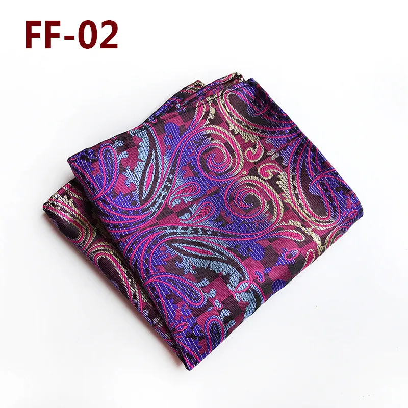Новый Новинка Пейсли Цветочный принт Для мужчин s Бизнес Платки для Silk Pocket Square