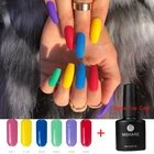 Гель-лак MSHARE, 7 шт. в наборе (6 цветов + Матовый верх), Гель-лак для ногтей, полуперманентный УФ-лак для ногтей, набор для маникюра и УФ-лака