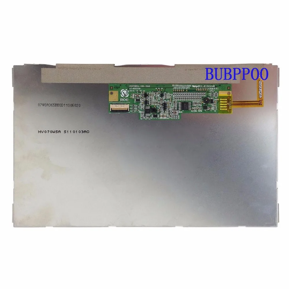 

BUBPPOO Free shipping Original and New 7inch LCD screen HV070WSA-100 HV070WSA for P1000 P6200 P3100 P3110 tablet pc