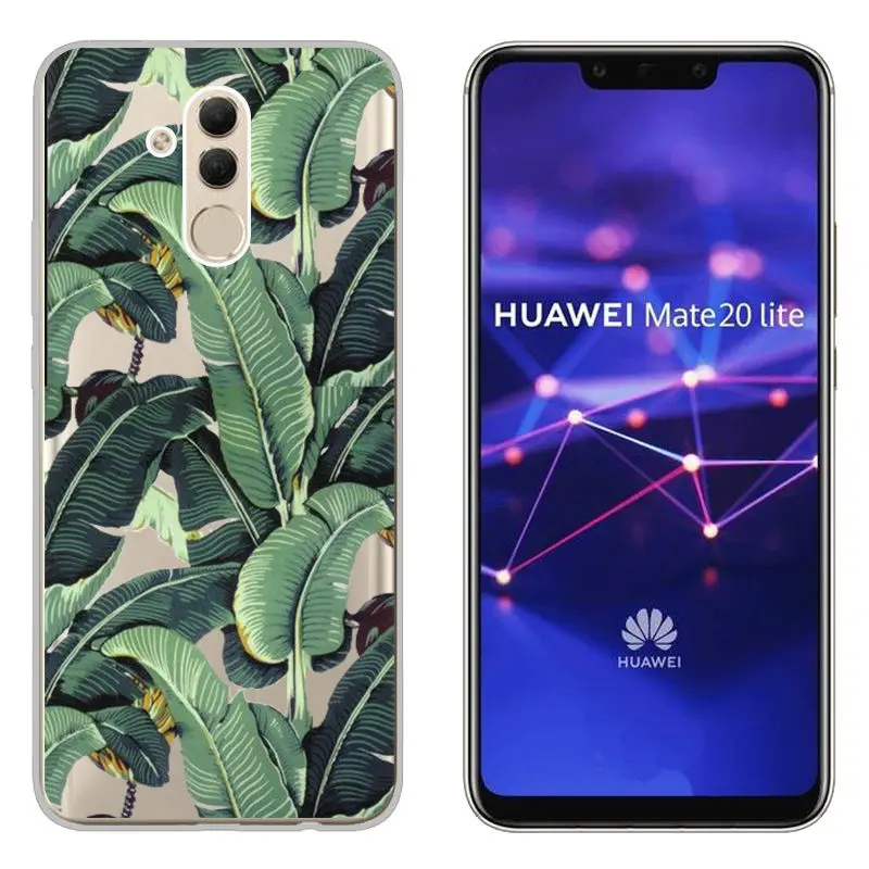 Arvin Painted Flower Fundas FOR Huawei mate20 lite mate 10 Lite Soft Silicone Back Phone Cover Mate Pro TPU Case |