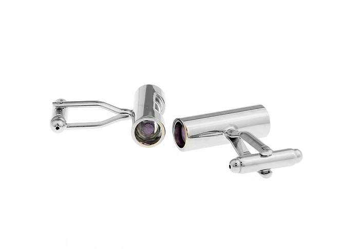 Запонки iGame в виде песочных часов новинка функциональные запонки фиолетового