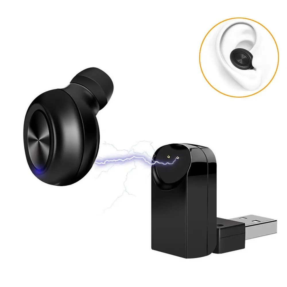 Мини магнит Беспроводной Bluetooth наушники Невидимый Скрытая ультра мини в ухо