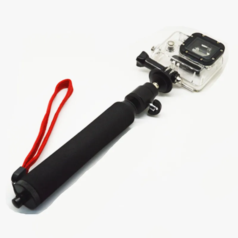 Водонепроницаемый раздвижной монопод для Gopro селфи-палка с креплением go pro Hero 4 3