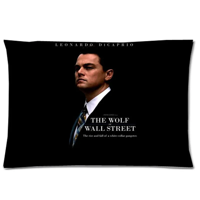Волк с Уолл-стрит два боковых напечатанная наволочка индивидуальная подушка