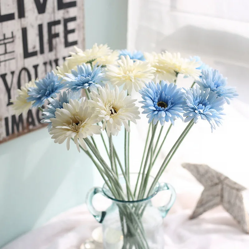 Africa Export House Decoration Simulation Silk Fake Sunflowers Artificial Plant 23 Colors 1 Pcs Floral Technique Accessories | Дом и сад