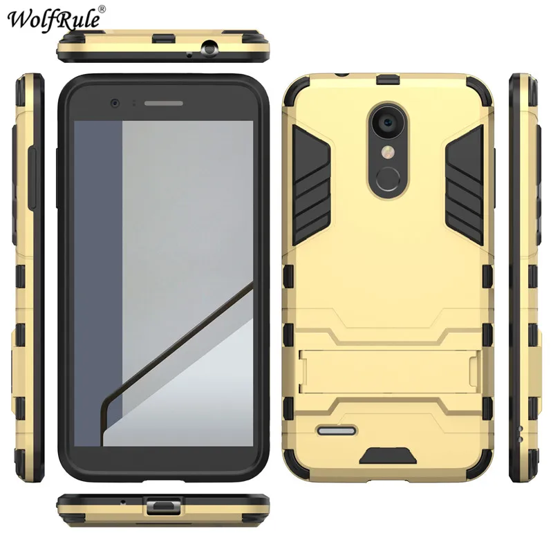 Для крышки LG K8 2018 чехол для K9 WolfRule TPU &amp PC держатель бампер корпуса телефона 2018/K9