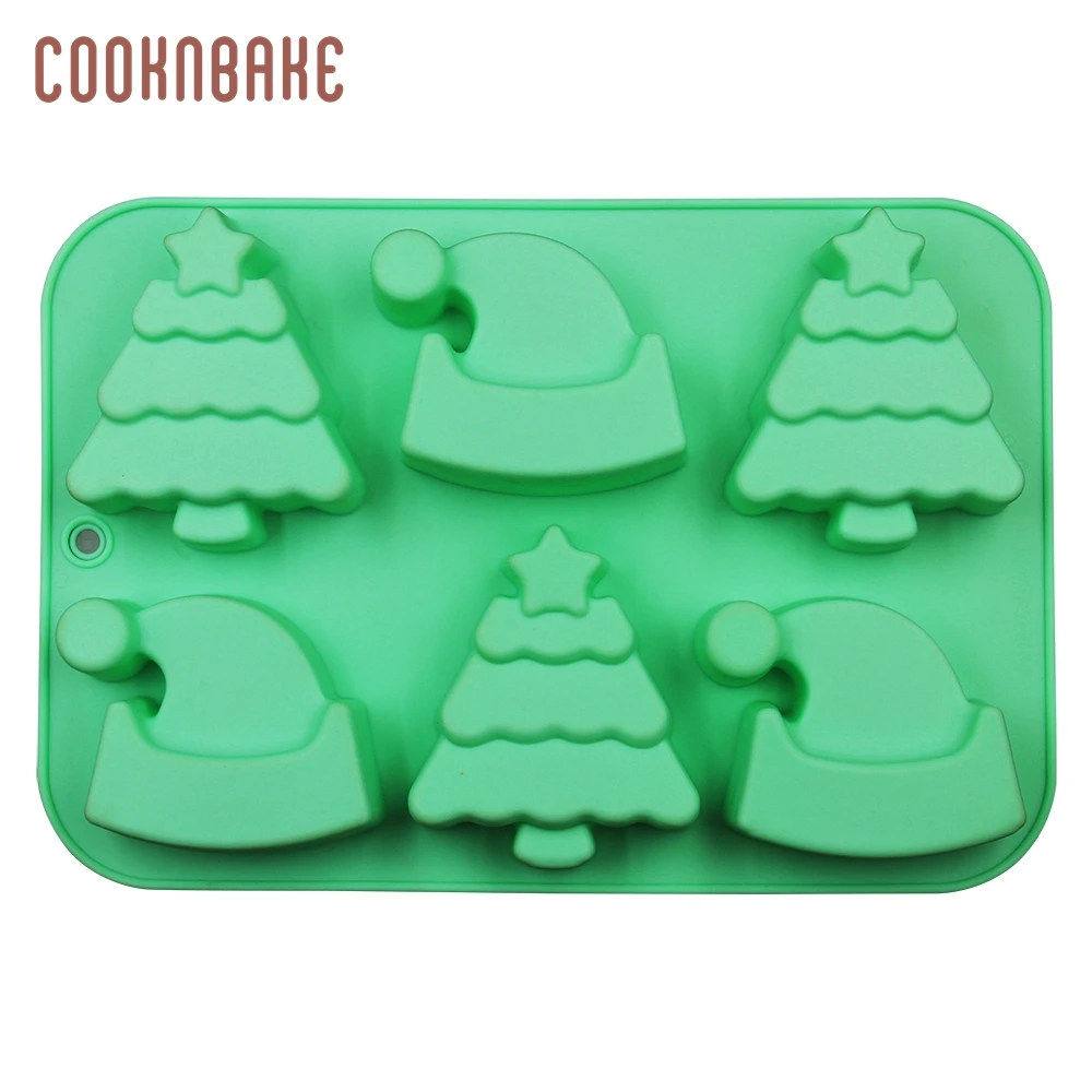 Силиконовая форма COOKNBAKE для торта выпечки шапки рождественской елки инструмент