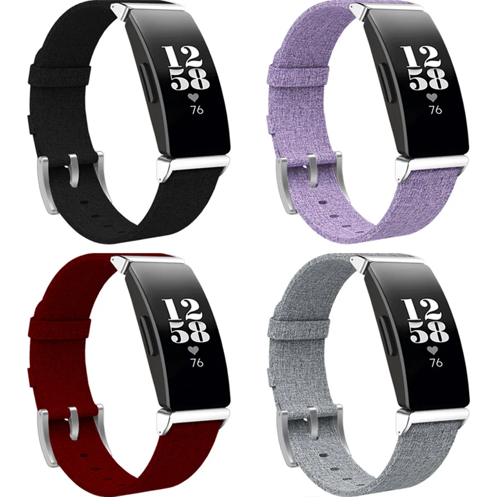 Ремешок для Fitbit Inspire/Inspire HR ремешок тканый холст Смарт часы заменить мужчин t Band