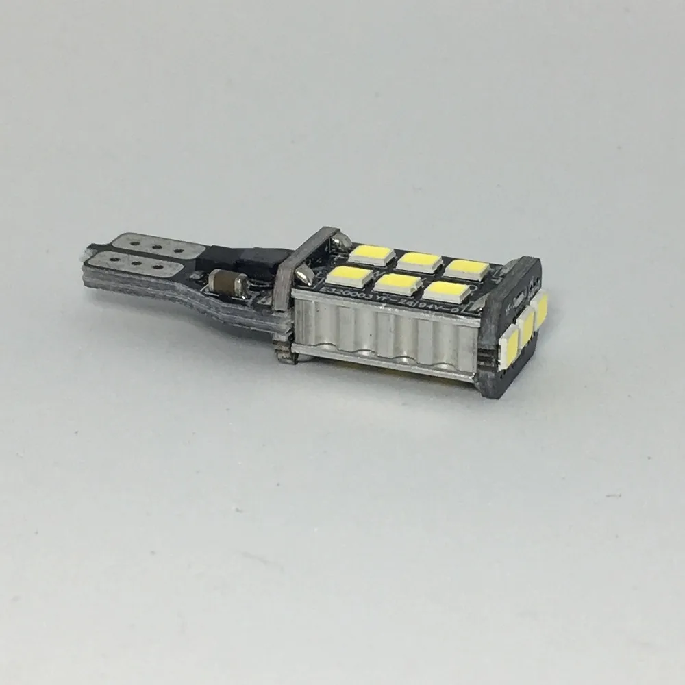 2 шт. T15 LED W16W 15 SMD 2835 Автомобильные светодиодные новые Canbus без ошибок задние лампы