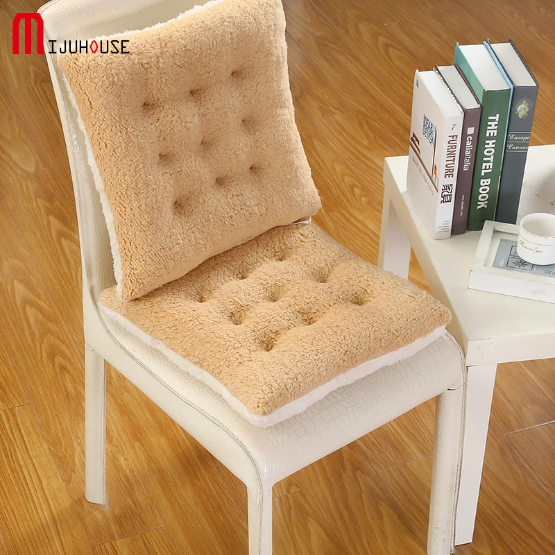 Бархат ягненка креативная плюшевая продолговатая подушка для сиденья