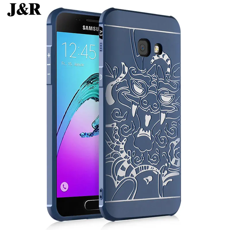 Для Samsung Galaxy A3 2015 Мягкий силиконовый чехол для 3 A300 A300F A300H A3000 Роскошные 3D рельеф