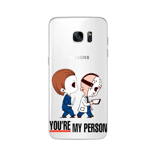 TPU Чехлы для Samsung Galaxy S6 S7EDGE S8 S9 S10PLUS M10 M20 Мягкий ТПУ ты мой человек для Fundas GREYS Anatomy чехол для телефона - Цвет: TPU
