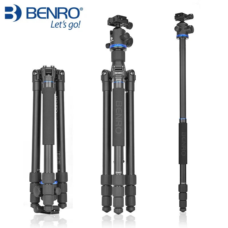 Benro IF18+ IF28+ профессиональный штатив, алюминиевый штатив для SLR Камера с шариковой головкой