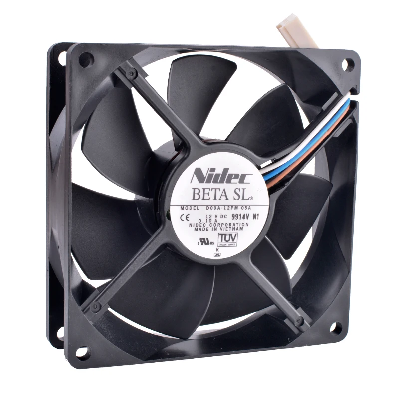 COOLING REVOLUTION D09A-12PM 05A 9cm 9025 9225 90mm fan92x92x25mm 12V 0.10A Double ball bearing computer chassis CPU cooling fan |