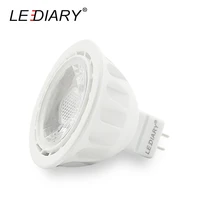 lediary 6pcslot mr16 gu5 3 led spotlight bulb 5w 12v100 240v 220v 110v white pc housing jcdr energy saving lamp cup shape ce