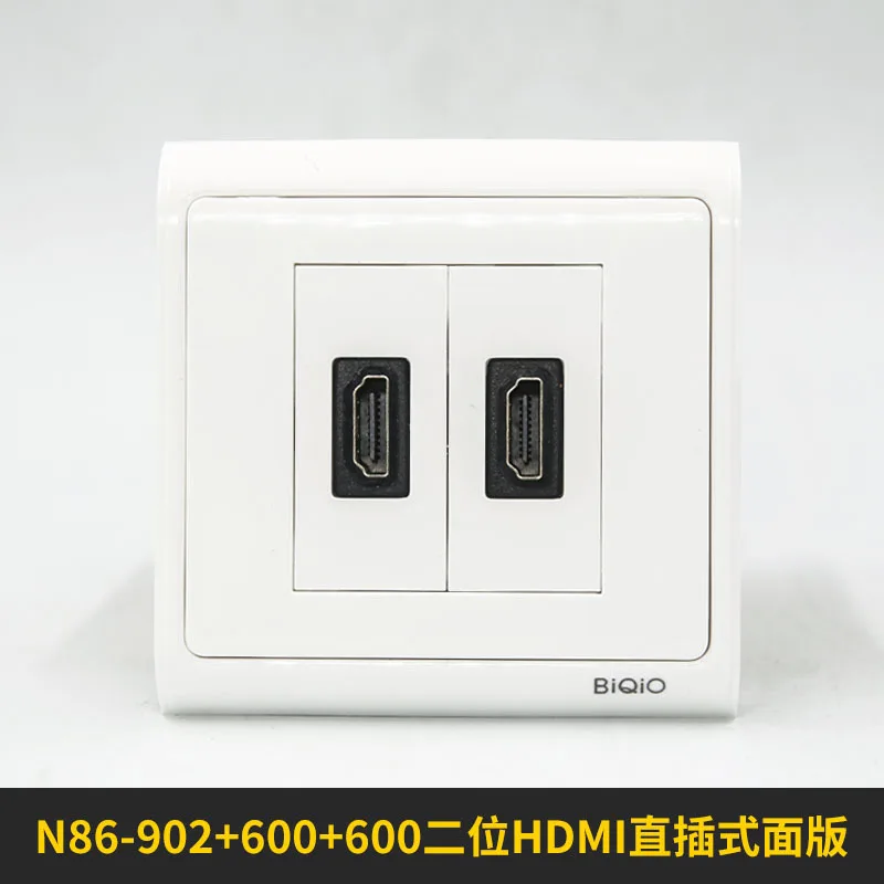 N86-902 + 600 dual port HD панель видео 3D линии домохозяйство розетки | Обустройство дома