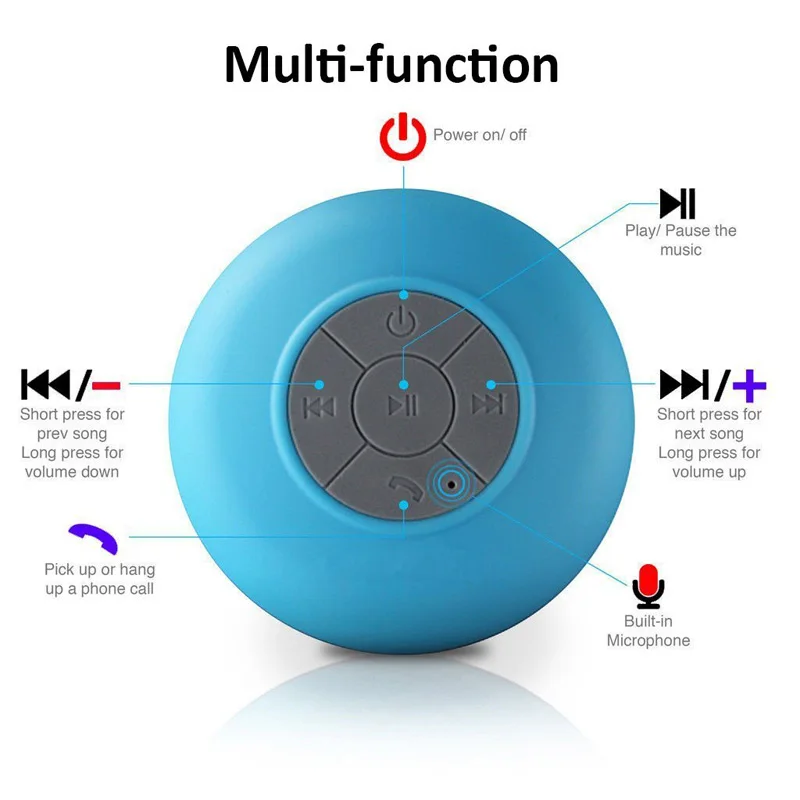 JKING Мини Bluetooth динамик Портативный водостойкий Беспроводной Громкая Связь